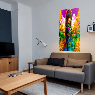 Je suis juste triste aujourd'hui   AI Art Poster