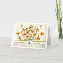 Je suis la carte de voeux de la vigne