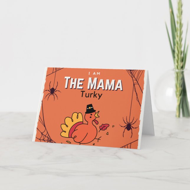 Je suis la carte de voeux MaMa Turquie (Devant)