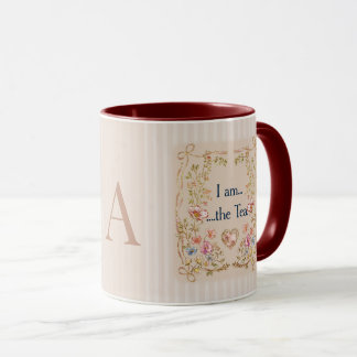 Je suis la Tasse à Café Inspirée du Thé – Monogram