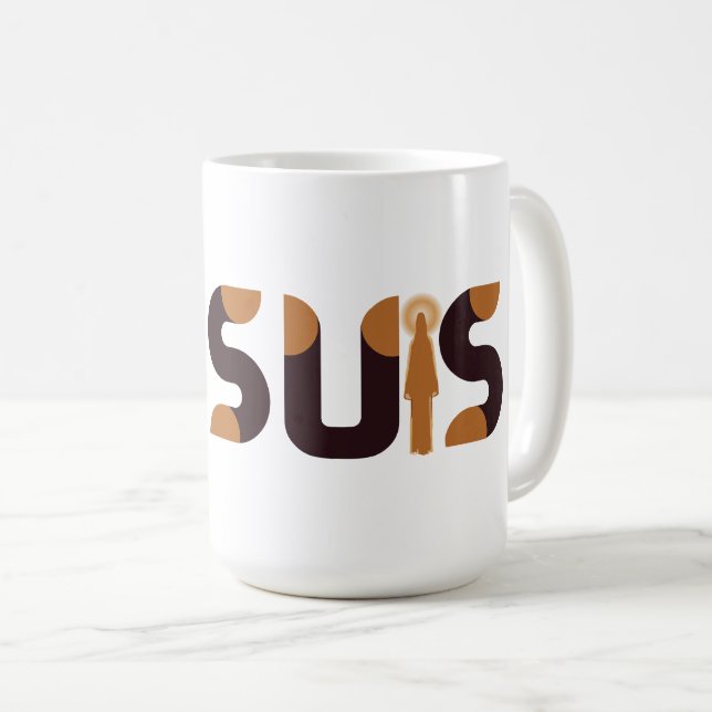 Je Suis, la tasse de café de Jésus (Devant droit)
