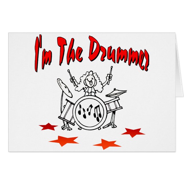 Je suis le batteur (Devant horizontal)