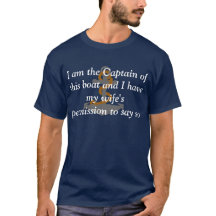 Je suis le capitaine de ce T-shirt de bateau