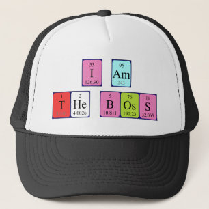 Je Suis Le casquette De La Table Périodique Du Pat