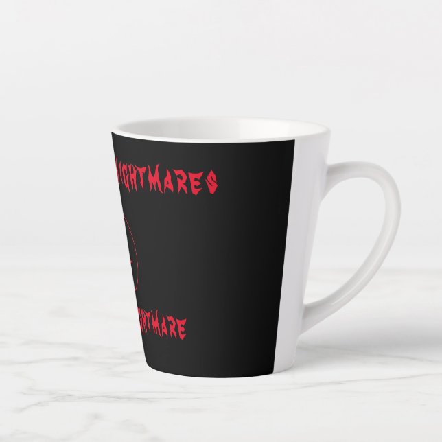Je suis le cauchemar Latte Mug (Droite)