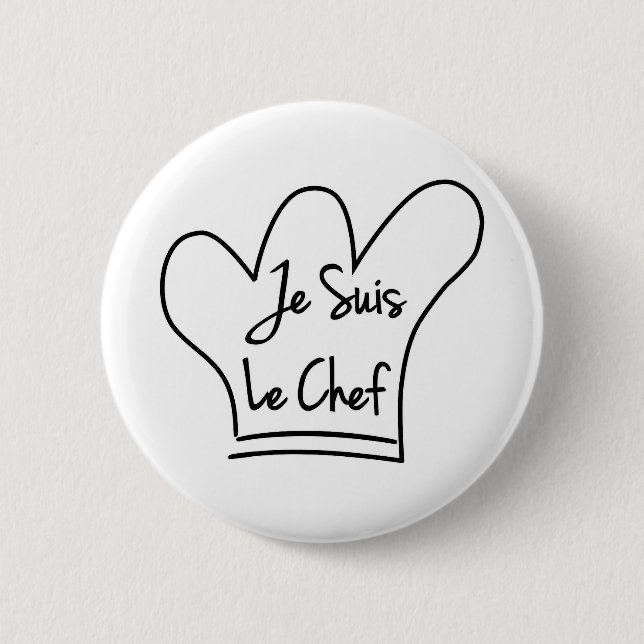 Je Suis Le Chef 2 Inch Round Button (Front)