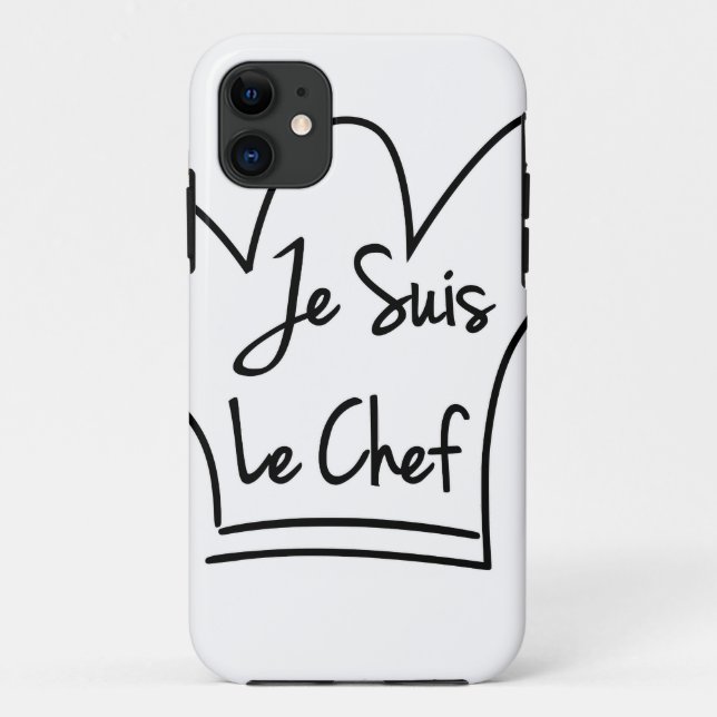 Je Suis Le Chef Case-Mate iPhone Case (Back)