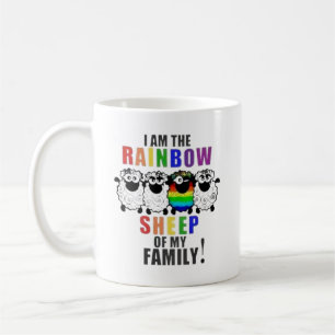 Je Suis Le Mouton Arc-En-Ciel De La Mug De Café F