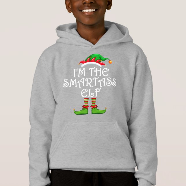 Je suis le Smartass Elf Shirt Matching Family Grou (Devant)