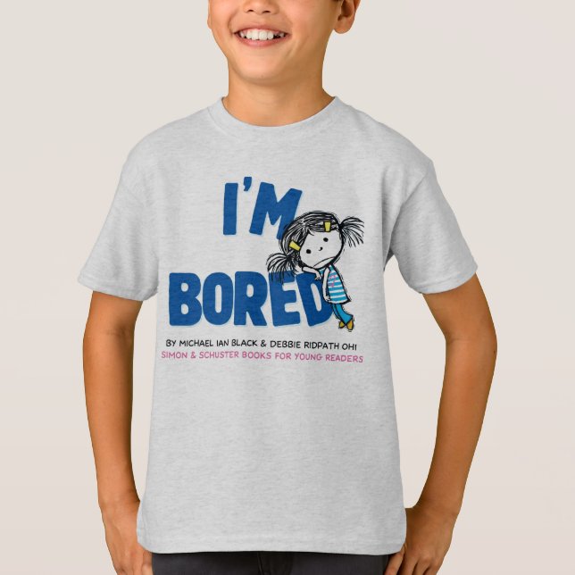 Je suis le T-shirt des enfants ENNUYÉS, dos (Devant)