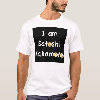 Je suis le T-shirt des hommes de Satoshi Nakamoto-