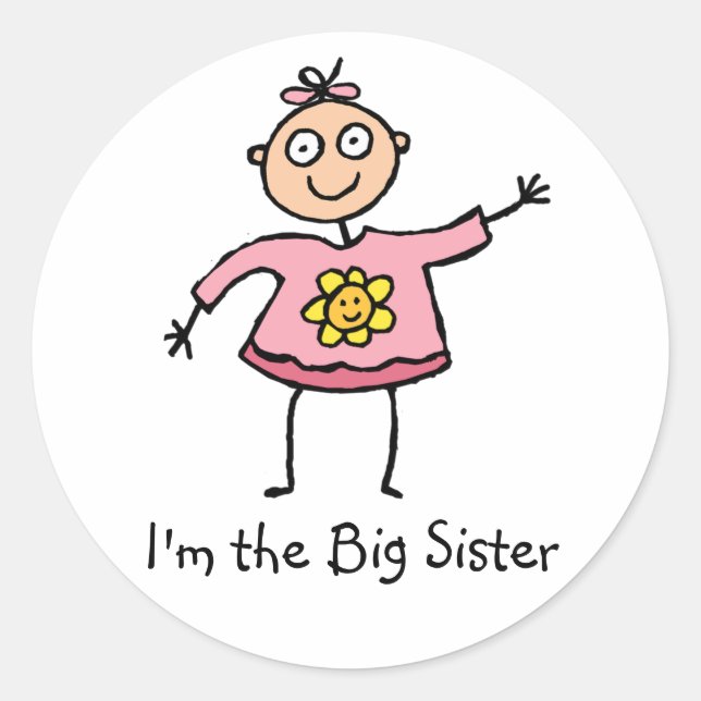 Je suis les stickers Big Sister (Devant)