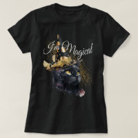 Je suis Magical Black Cat Ladies Halloween T-Shirt