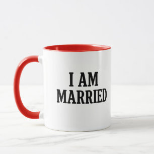 Je suis marié Funny Café Mug - Cadeau pour les cou
