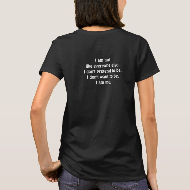 Je Suis Moi T-shirt (Dos)