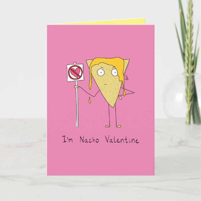 Je suis Nacho Valentine - Carte de vœux de la Sain (Devant)