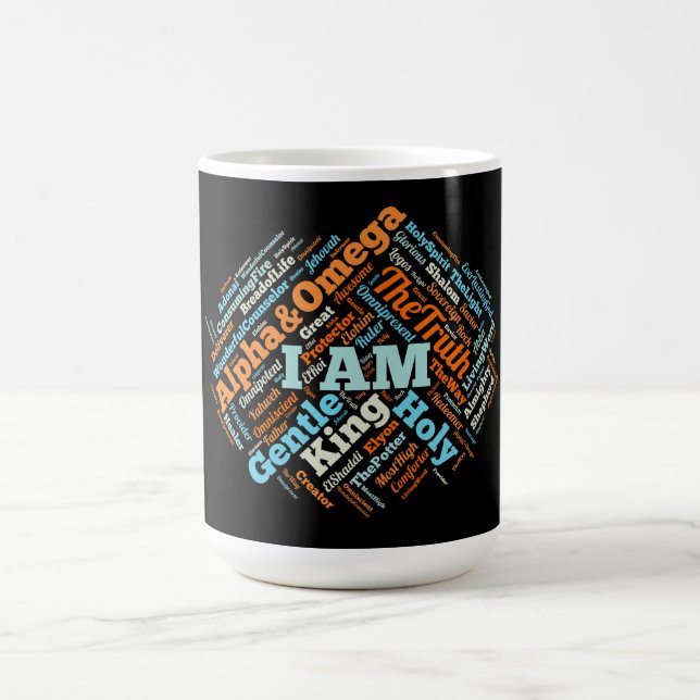 Je SUIS [Noms de Dieu] Mug (Centre)