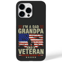 Je suis papa grand-père et vétéran iPhone / coque 