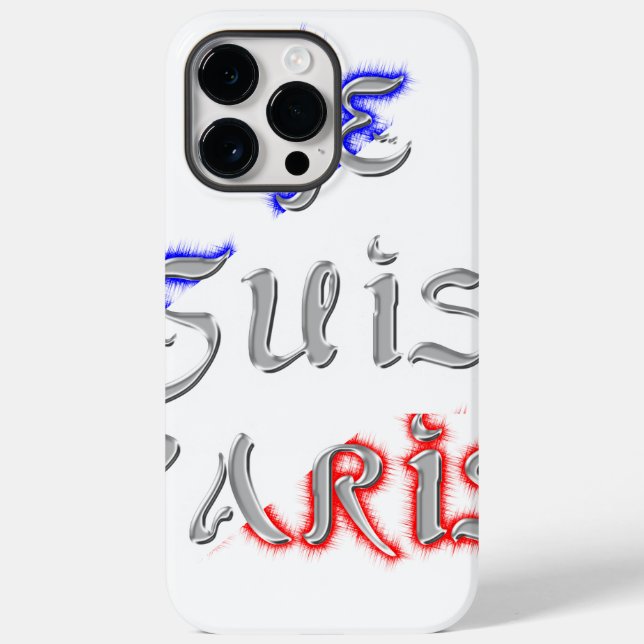 Je Suis Paris Art Print Case-Mate iPhone Case (Back)