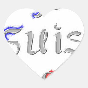 Je Suis Paris Art Print Heart Sticker