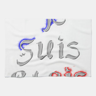 Je Suis Paris Art Print Kitchen Towel