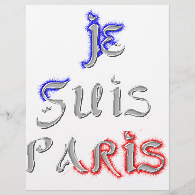 Je Suis Paris I love Paris (Front)