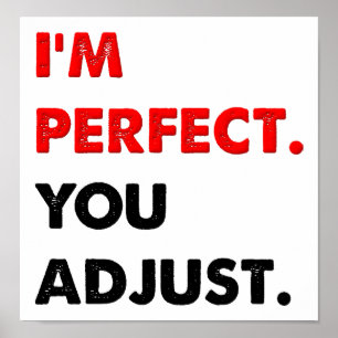 Je suis Perfect Funny Poster