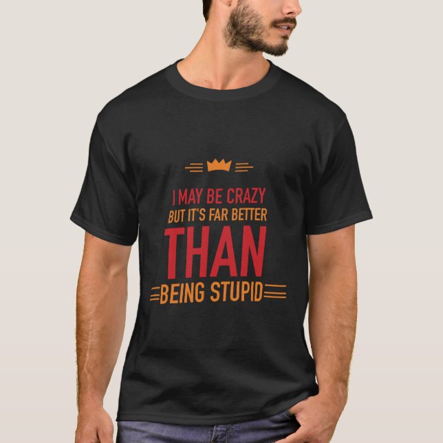 Je suis peut-être un t-shirt plein de lettres (Devant)