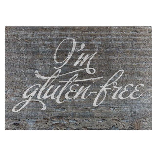 Je suis planche à découper sans gluten (Devant)