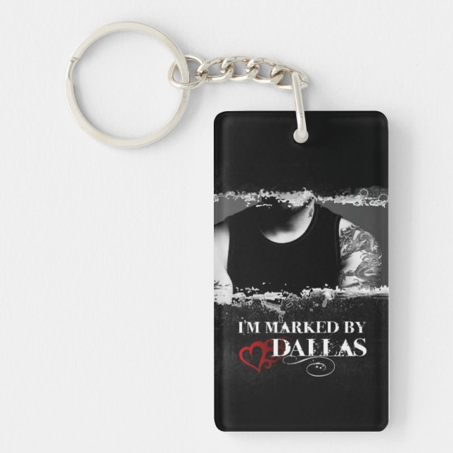 Je suis porte - clé marqué : Dallas (Devant)