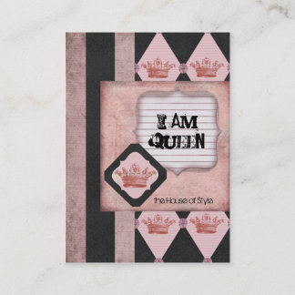 Je Suis Queen Chubby Cartes de visite