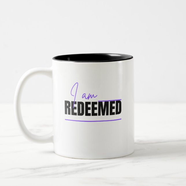 Je Suis Racheté Christian Coffee Mug (Gauche)