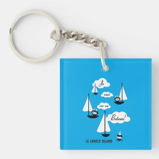 Je suis sur un Bateau! Keychain