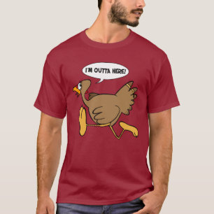 Je suis T-shirt de dinde d'Outta ici