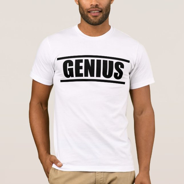 JE SUIS T-shirt de GÉNIE (Devant)