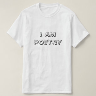 Je suis T-shirt de poésie