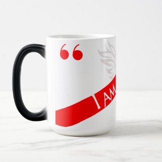 "Je suis" tasse de café Morphing oblique