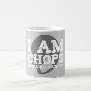Je suis tasse de logo de côtelettes