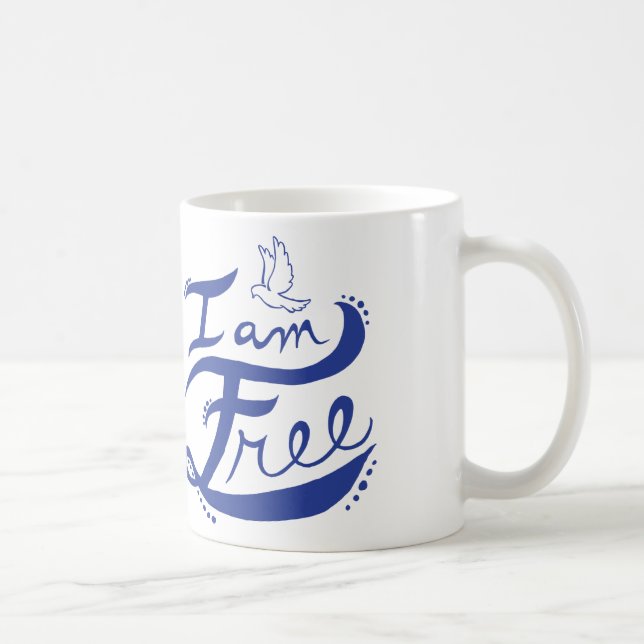 "Je suis" tasse libre (Droite)