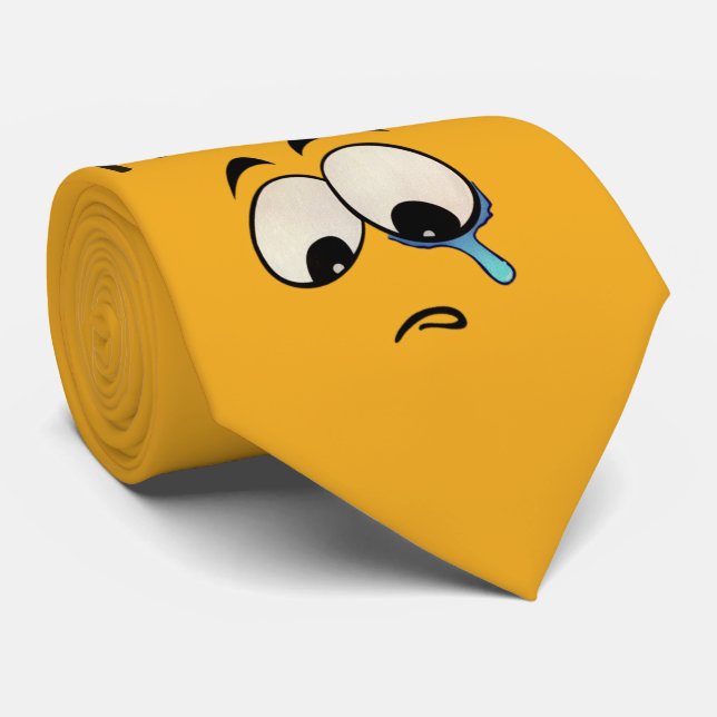 Je suis triste C'est lundi Cravate (Roulé)