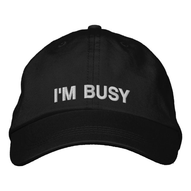 JE SUIS UN CASQUETTE OCCUPÉ (Devant)