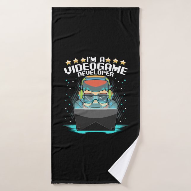 Je Suis Un Développeur De Jeu Vidéo (Serviette de bain)