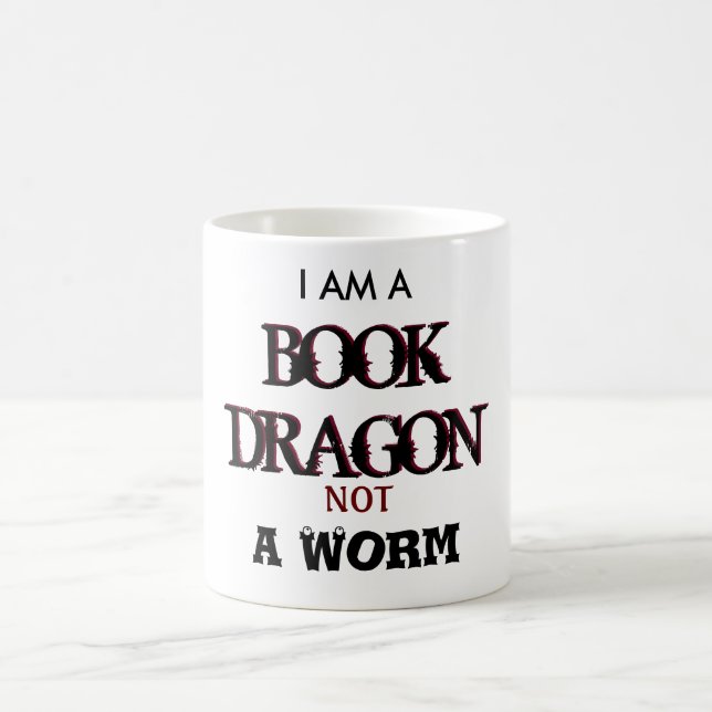 Je suis un dragon de livre pas une tasse chaude (Centre)