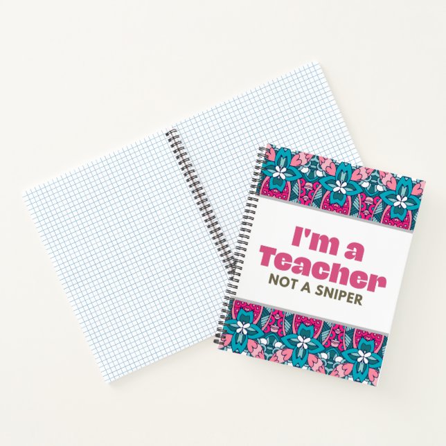 Je suis un enseignant pas un journal de grille de  (Intérieur)