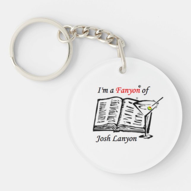 Je suis un Fanyon de porte - clé de Josh Lanyon (Devant)