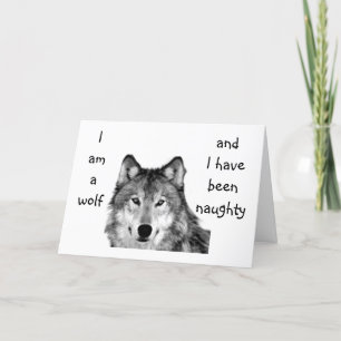 JE SUIS UN LOUP / J'AI ÉTÉ UNE CARTE DE NOËL