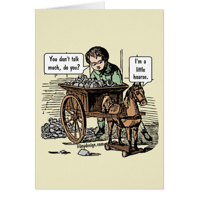 Je suis un Petit Trou ! Pun à cheval (Devant)