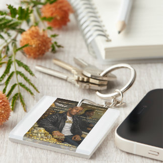 Je suis un porte-clés aimant à argent