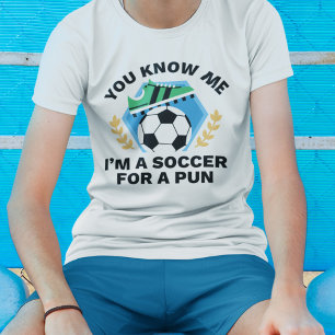 Je suis un soccer pour un t-shirt à paille