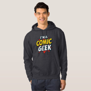 Je suis un Sweat - shirt à capuche Geek de bande d